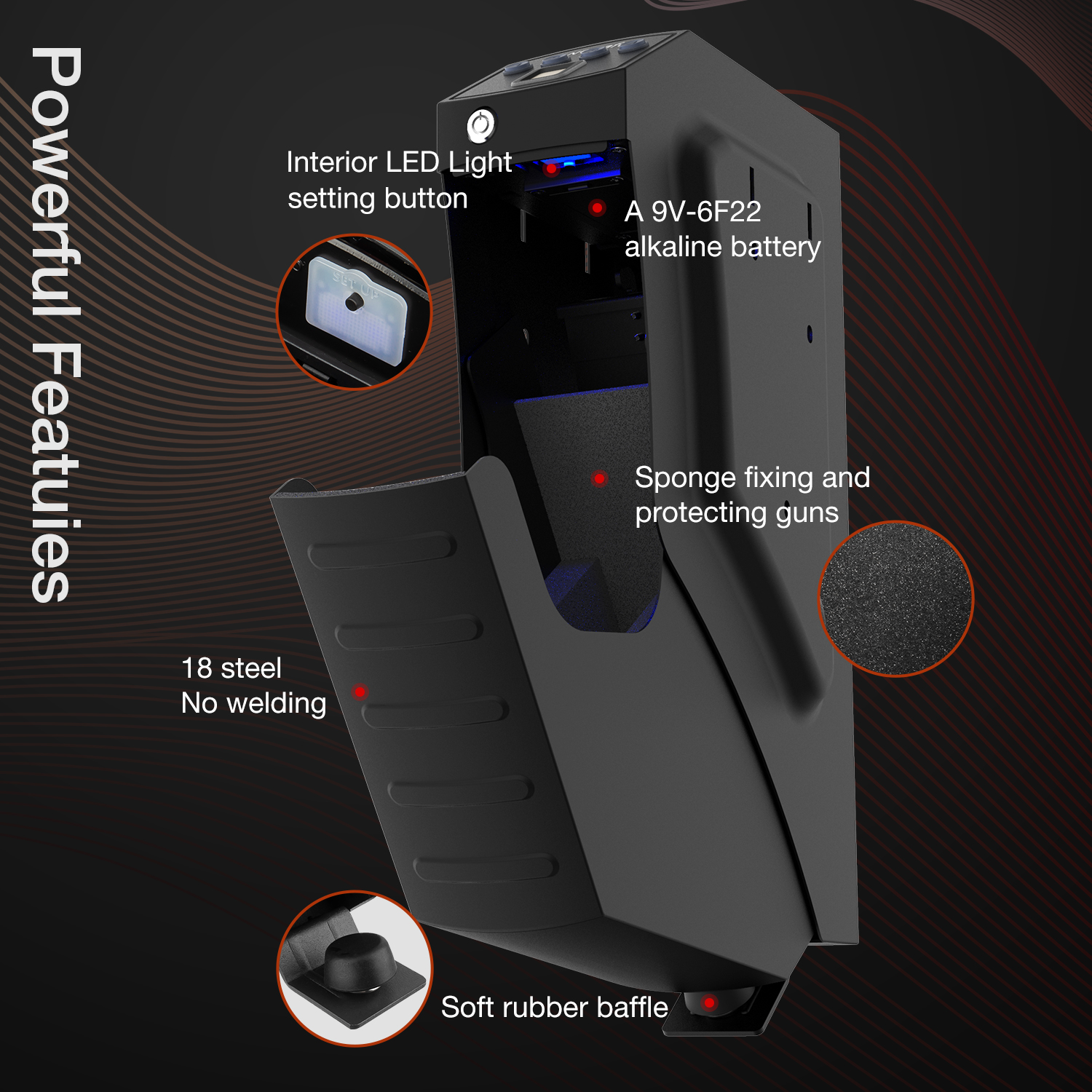 awesafe Gun Safe GF07 (5)